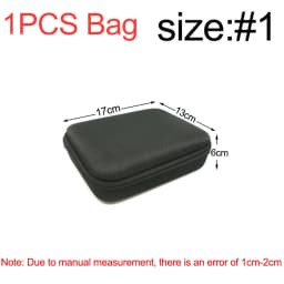 Multi-Size EVA Hard Storage Box Travel Zipper Bag Shockproof Outdoor Tools Bag For Earphone Storage Case Accessories