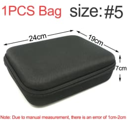 Multi-Size EVA Hard Storage Box Travel Zipper Bag Shockproof Outdoor Tools Bag For Earphone Storage Case Accessories