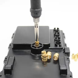 Brass Insert Nut Heat Set Soldering Iron Tip for 3D Printer Plastic Case Soldering Copper Hot Melt Insert Nut M2 2.5 M3 M4 M5 M6