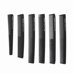 Black Hairdressing Comb Ultra-thin Flat Hair Comb For Men Hair Cut Comb Barber Store Special Use 6 Styles
