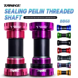 TANKE-BB68 BB92-73mm,Bottom Brackets Adapter,Bicycle Crank Middle Axle Type,MTB Road Bike Central Axis,1.37/24mm Sealed Peilin