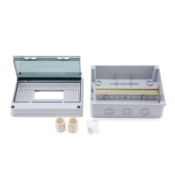 XIONGISOLAR HT Series Junction Box 2/3/5/8/12/15/18/24WAY PC Plastic Outdoor Electrical IP65 Waterproof Distribution Box