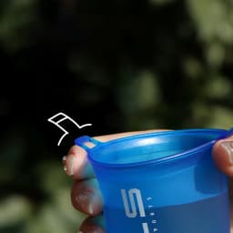 1pc 200ml Foldable Sports Water Cup Marathon Cross-country Running Folding Soft Water Cup Small and Light Easy to Carry Cup
