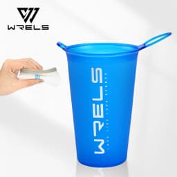 1pc 200ml Foldable Sports Water Cup Marathon Cross-country Running Folding Soft Water Cup Small and Light Easy to Carry Cup
