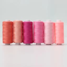 6pcs/Pack Assorted Colors Sewing Thread Polyester Sewing Thread, For Domestic DIY Sewing And Embroidery