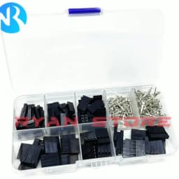 310PCS 2.54MM Dupont Wire Jumper Pin Header Connector Housing Kit Male Crimp Pins+Female Pin Connector Terminal Pitch With Box