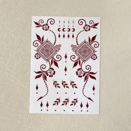 Waterproof Henna Tattoo Stickers for Women Flower Instant Fake Tattoo for Hand Temporary Tattoos for Wedding Party Festival