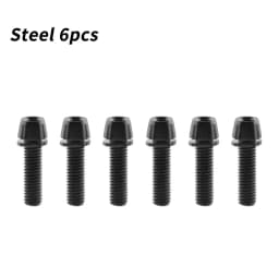 MUQZI 6pcs Stem Bolts M5x17mm Bicycle Handlebar Stem Screw With Washer MTB Road Bike Stem Riser Screw