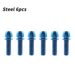 MUQZI 6pcs Stem Bolts M5x17mm Bicycle Handlebar Stem Screw With Washer MTB Road Bike Stem Riser Screw
