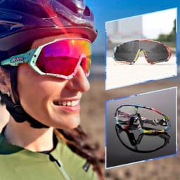 Kapvoe Photochromic Cycling Glasses for Men, Bike Sunglasses, Sports Goggles, MTB Bicycle Eyewear, Riding Protection, UV400