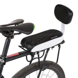 Bicycle Back Seat Bicycle Child Seat Cover Bike Rack Rest Cushion With Back Saddle Cycle Accessories Parts Bicicleta PU Leather