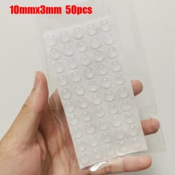 Self-Adhesive Clear Rubber Anti Slip Bumpers Feet Pads Damper Buffer Cabinet Door Silicone Furniture Stop Muffler Wall Protector