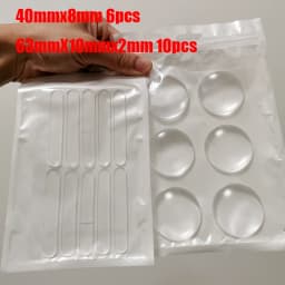 Self-Adhesive Clear Rubber Anti Slip Bumpers Feet Pads Damper Buffer Cabinet Door Silicone Furniture Stop Muffler Wall Protector