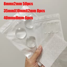 Self-Adhesive Clear Rubber Anti Slip Bumpers Feet Pads Damper Buffer Cabinet Door Silicone Furniture Stop Muffler Wall Protector
