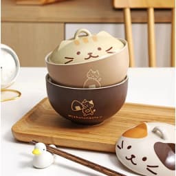 YWDL 550ml Cartoon Cat Ceramic Instant Noodle Bowl With Lid Underglaze Color Soup Salad Bowl Kitchen Office Student Lunch Box