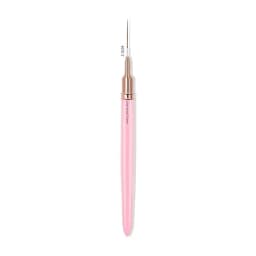 Black Nail Art Liner Brushes 5Sizes Painting Nail Design Pen /8/12/20/25mm Drawing Tool for Long Lines Thin Details Manicure Pen