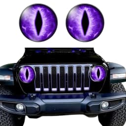 Beast Eyes Headlight Decals(1 PAIR) Eye of the Beast Car Sticker 3D Stereo Headlight Stickers Bumper Decoration