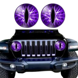 Beast Eyes Headlight Decals(1 PAIR) Eye of the Beast Car Sticker 3D Stereo Headlight Stickers Bumper Decoration