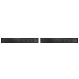 Bar Mat Rubber Coffee Bar Mats Anti-slip PVC Cup Mat Waterproof Heat Resistant Drain Mat for Bar Cafe Barista Cocktail Bartender