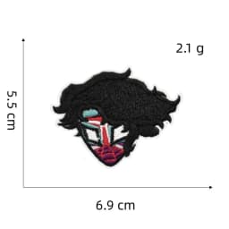 Fun Movies Cool Embroidery Patches Anime Hot Melt Adhesive Tape Stickers Cartoon Decorations Personalized Embroidery Stickers