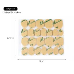 10Sheets/240Pcs Double Side Adhesive Tape Glue Sticker For Fake Nails Super Sticky Waterproof Breathable Transparent Jelly Glue