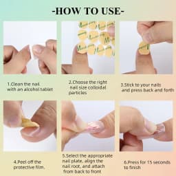 10Sheets/240Pcs Double Side Adhesive Tape Glue Sticker For Fake Nails Super Sticky Waterproof Breathable Transparent Jelly Glue