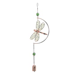 Dragonfly Wind Chimes Waterproof Beautiful Melody Iron Hanging Ornaments for Home Garden Balcony Decoration