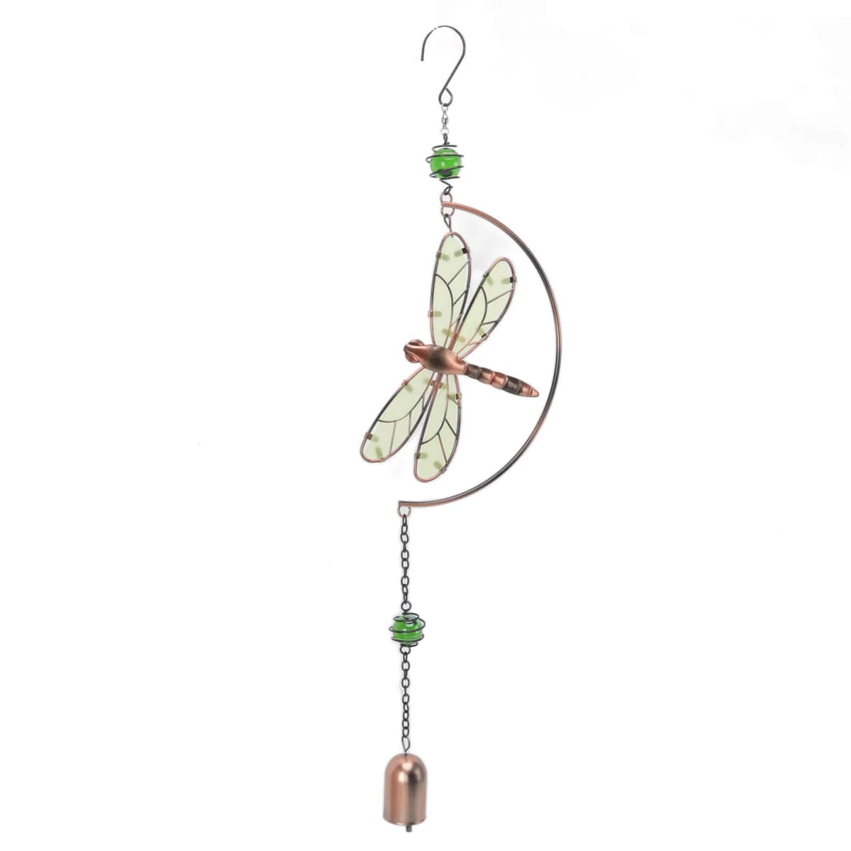 Dragonfly Wind Chimes Waterproof Beautiful Melody Iron Hanging Ornaments for Home Garden Balcony Decoration