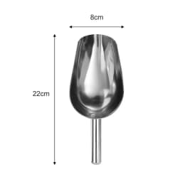 1/3PCS Stainless Steel Ice Shovel Multifunctional Food Measuring Spoons Grain Coffee Beans Flour Shovel Bar Kitchen Accessories