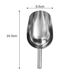 1/3PCS Stainless Steel Ice Shovel Multifunctional Food Measuring Spoons Grain Coffee Beans Flour Shovel Bar Kitchen Accessories