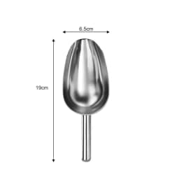 1/3PCS Stainless Steel Ice Shovel Multifunctional Food Measuring Spoons Grain Coffee Beans Flour Shovel Bar Kitchen Accessories