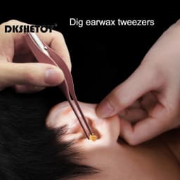Ear wax remover with light Kids LED Light Ear Wax Removal Ear Care Wax Spoon Digger Flashlight Earpick for Children