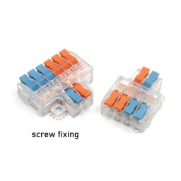 10/50pcs Quick Wire Connector Universal Compact Wiring Splicing Conector Electrical Push In Lighting Terminal Block Connector