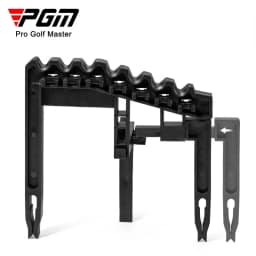 Golf Clubs Fixture Accommodate 9 Iron Holder Reduce Pole Head Collisions Adjustable Width Training Aids ZJ018