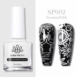 BORN PRETTY 10ml Stamping Mixing Oil Printing Tool Painting Gel Stamping Polish Nail Art Powder Mixing And Apply Nail Powder