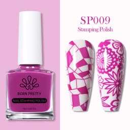 BORN PRETTY 10ml Stamping Mixing Oil Printing Tool Painting Gel Stamping Polish Nail Art Powder Mixing And Apply Nail Powder