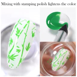 BORN PRETTY 10ml Stamping Mixing Oil Printing Tool Painting Gel Stamping Polish Nail Art Powder Mixing And Apply Nail Powder