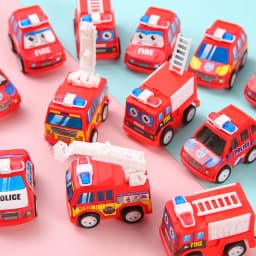 10-30PC Cute Kids Pull Back Fire Engineering Vehicle Boy and Girl Birthday Party Gift Pinata Filler Kindergarten Prize Gift Pack