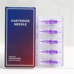 10pcs Safety Needle Tattoo Cartridges Disposable RL Cartridge Needles With Membrane For Micropigmentation Brow Permanent Makeup