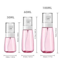 Travel Spray Bottle, Mini Refillable Small Spray Bottles with Fine Mist Nozzle for Hair Face Water Alcohol Plants, 1pcs 30ml