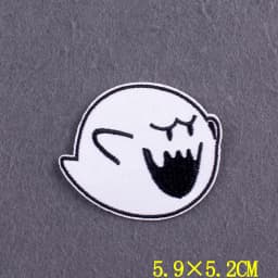 Anime Patch Embroidered Patches For Clothing Stickers DIY Fox Hook Loop Stripes Cartoon Patch Iron On Patches On Clothes Decor