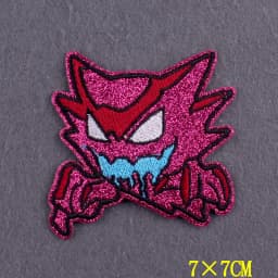 Anime Patch Embroidered Patches For Clothing Stickers DIY Fox Hook Loop Stripes Cartoon Patch Iron On Patches On Clothes Decor