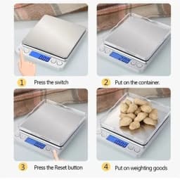 Digital Kitchen Scale Kitchen Measuring Scales Mini Pocket Precision Jewelry Electronic Balance De Cuisine Weight Gold Food Bar