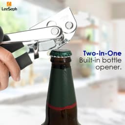 Commercial Can Opener Manual Heavy Duty for Seniors for Kitchen, Stainless Steel Opener for Restaurant Big Cans for Arthritics