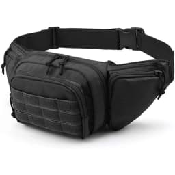 New Outdoor Multi functional Invisible Waist Attachment Bag for Men's Sports Storage Waist Bag Outdoor Tool Kit