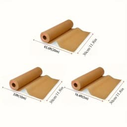 5/8/10/20m Parchment Paper Baking Sheets Non-Stick Precut Baking Liners for Oven Air Fryer Grilling Mat Steaming Bread Cookies