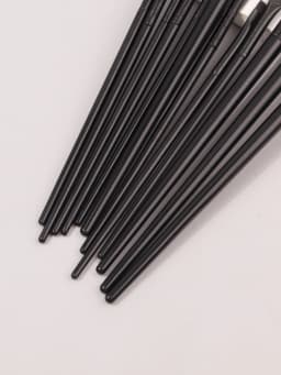 12PCS Scythe Eyeliner Brush Eyeshadow Blade Brush Detail Brush Bevel Eyebrow Brush Eyelid Down to Lying Silkworm Brush
