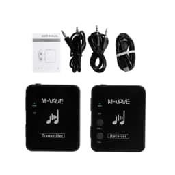 M-VAWE WP-9 Wireless Earphone Monitor 2.4G Rechargeable Transmitter Receiver with Volume Support Stereo Mono Mute Function