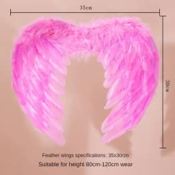 White Angel Feather Wings Festival PartyDecoration Props Scene Decoration Children Adult VictoriasSecret Fashion ShowPerformance