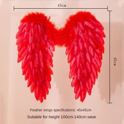 White Angel Feather Wings Festival PartyDecoration Props Scene Decoration Children Adult VictoriasSecret Fashion ShowPerformance